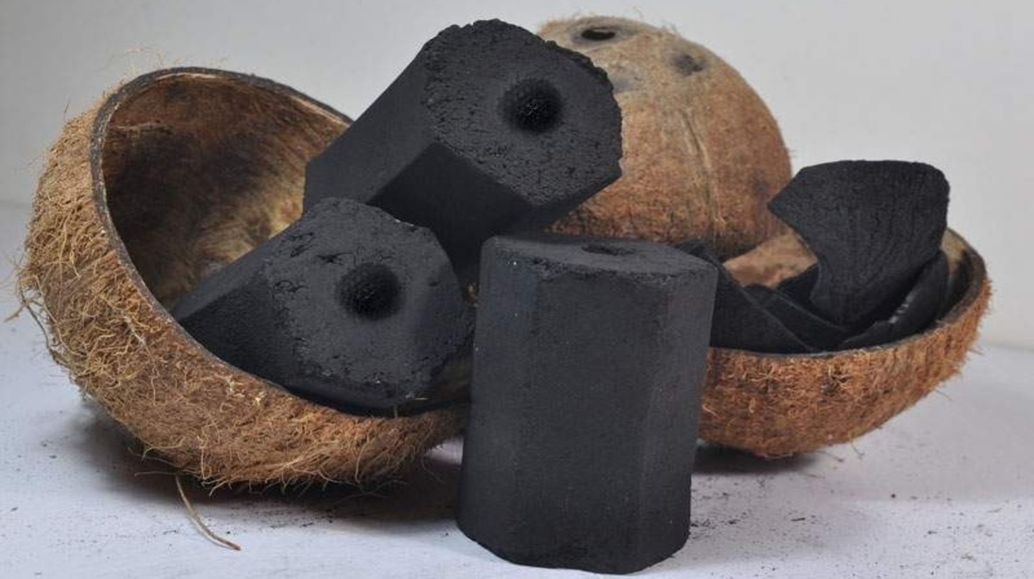 Coconut briquettes